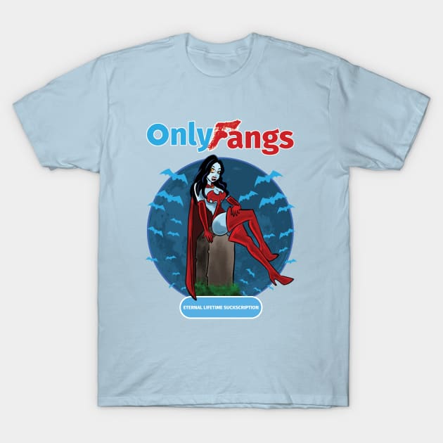 Only Fangs T-Shirt by Daily Detour